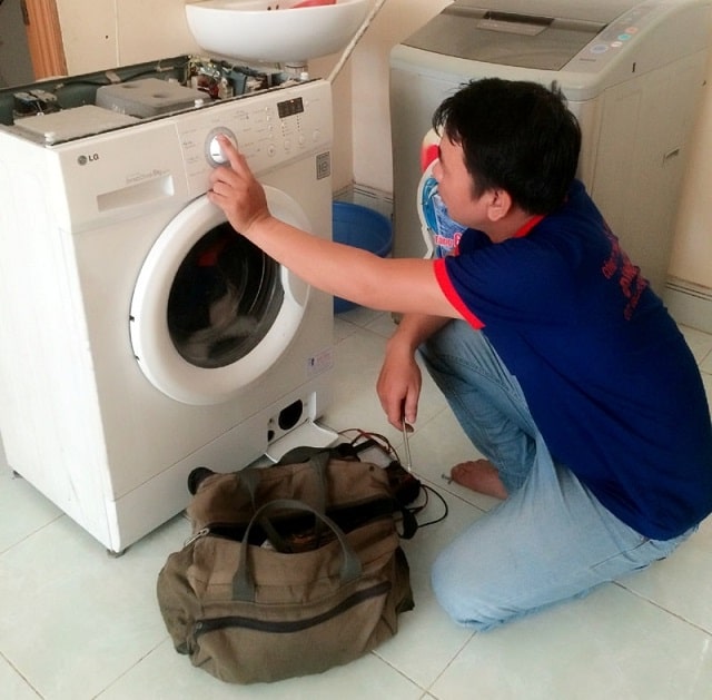 sửa máy giặt tại nhà ở Huế